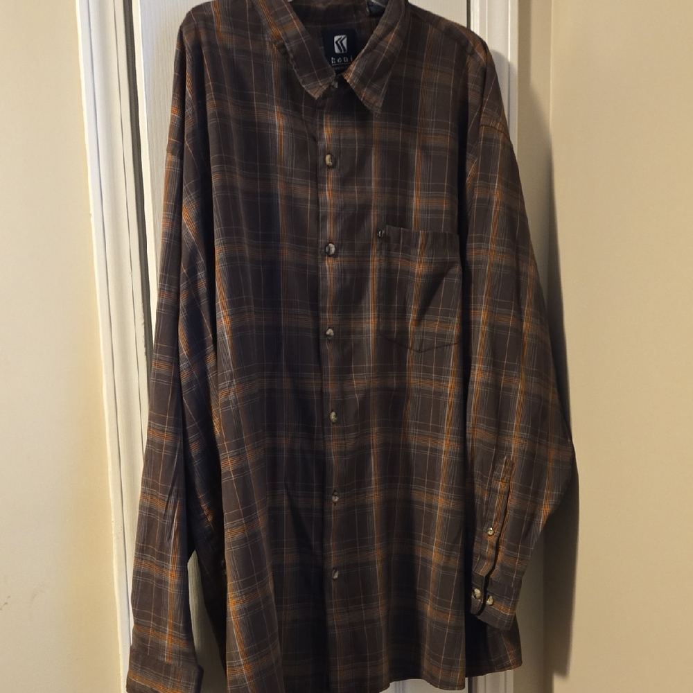 Karl Kani Brown Casual Button Down Shirt